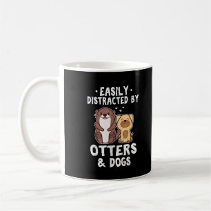 Mug Facilement Distrait Par Les Loutres Et Les Chiens