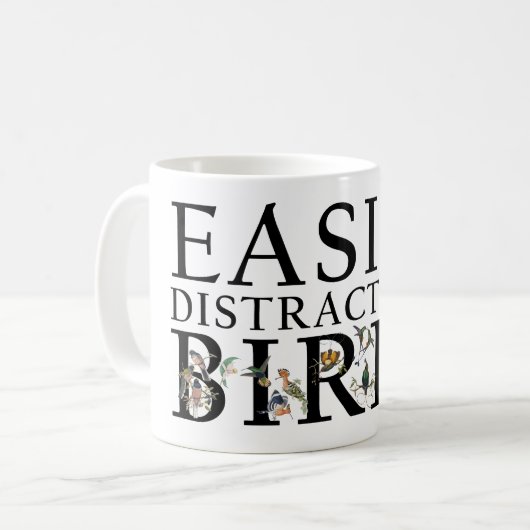 Mug Facilement Distrait Par Les Oiseaux (Devant gauche)