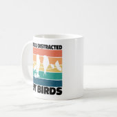Mug Facilement Distrait Par Les Oiseaux Anniversaire O (Devant gauche)