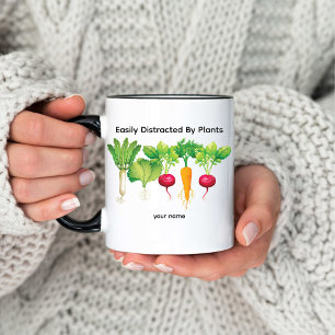 Mug Facilement Distrait Par Les Plantes / Gardener Vég
