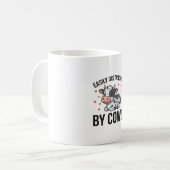 Mug Facilement distrait par les vaches Graphique de va (Devant gauche)