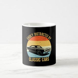 Mug Facilement distrait par les voitures classiques