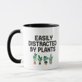 Mug Facilement Distrait Par Plantes Drôle Jardinage Ad (Gauche)