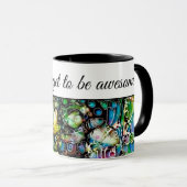 Mug Façons De Vivre - Art Neurographique 7 (Devant droit)