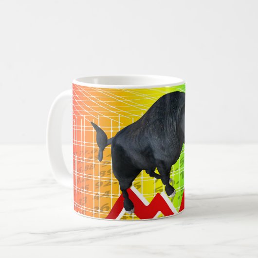 Mug Facturation du marché Bull (Devant gauche)