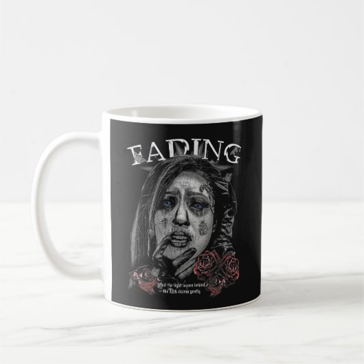 Mug Fading - Conception de streetwear gothique (Gauche)