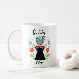 Mug Fado chanteuse avec caravelle portugaise