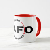 Mug FAFO Actions Have Consequences (Devant droit)