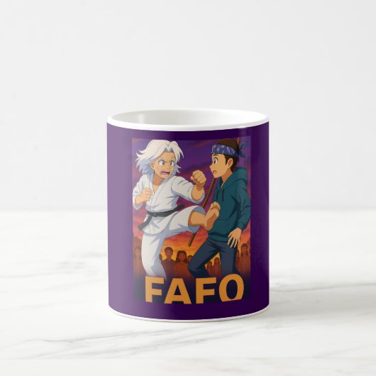 Mug FAFO – Experience Wins Every Time (Centre)