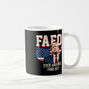 Mug Fafo Trump États-Unis Carte Drapeau Américain