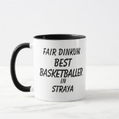 Mug Fair Dinkum MEILLEUR BASKETTEUR d'Australie  (Gauche)