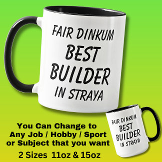 Mug Fair Dinkum MEILLEUR BUILDER à Straya