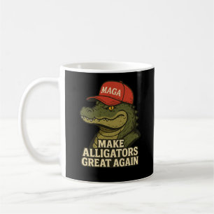 Mug Faire à nouveau les alligators géniaux – MAGA Gato