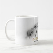 Mug Faire annonce de naissance de bébé avec statistiqu (Gauche)