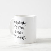 Mug Faire beaucoup de café (Devant gauche)
