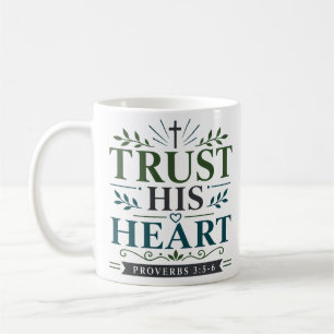 Mug Faire Confiance à Son Cœur Citation d'Encouragemen