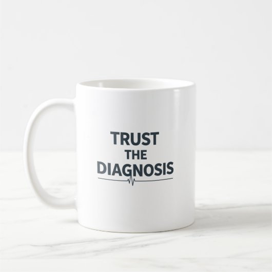 Mug Faire confiance au diagnostic (Gauche)