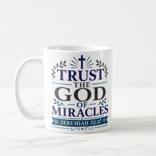 Mug Faire Confiance au Dieu des Miracles Citation d'Es