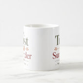 Mug Faire Confiance Et Se Rendre À Dieu Déclaration Ch (Centre)