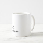 Mug Faire connaître votre habitude au monde (Devant droit)