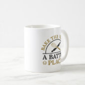 Mug Faire Cuire Le Monde Un Lieu Battu (Devant droit)