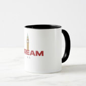 Mug Faire de grands rêves (Devant droit)