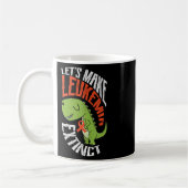 Mug Faire de la leucémie Extinct Dinosaure Hématologue (Gauche)