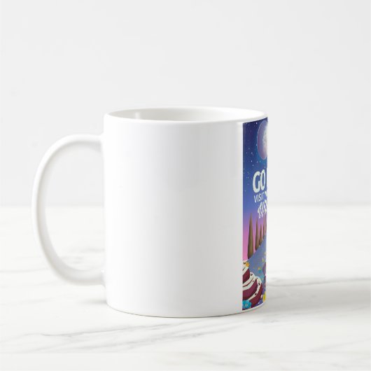 Mug Faire de la randonnée ! (Édition de nuit) (Gauche)
