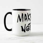 Mug Faire de l'amour pas de la guerre (Gauche)