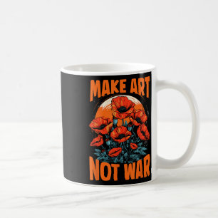 Mug Faire De L'Art Pas Des Poppies De Croissance De Gu