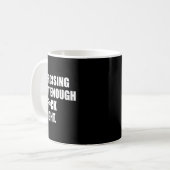 Mug Faire de l'exercice juste assez pour baiser & comb (Devant gauche)