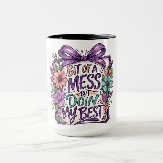 Mug Faire de mon mieux (Centre)