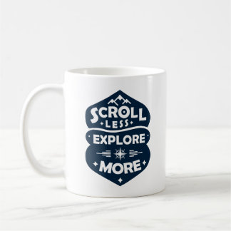 Mug Faire défiler moins, Explorer plus