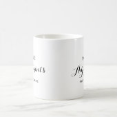 Mug Faire des ajustements pas Excuses - Typographie mo (Centre)