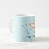 Mug Faire des éclaboussures de poisson (Devant gauche)