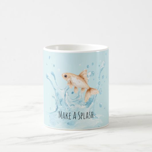 Mug Faire des éclaboussures de poisson (Centre)