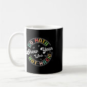 Mug Faire des maths pas de la magie Prof de maths drôl (Gauche)