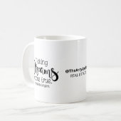 Mug faire des rêves devenir vrai immobilier agent prom (Devant gauche)