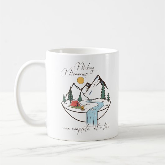 Mug Faire des souvenirs Camping (Gauche)