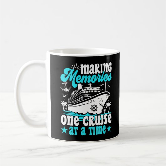 Mug Faire Des Souvenirs Une Croisière À La Fois Cool C (Gauche)
