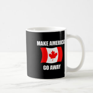 Mug Faire disparaître l'Amérique Drapeau canadien anti