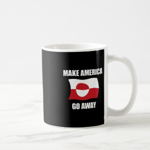 Mug Faire disparaître l'Amérique - Drapeau du Groenlan