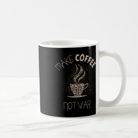 Mug Faire du café pas la guerre (Droite)