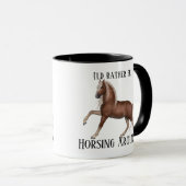 Mug Faire du cheval autour (Devant droit)