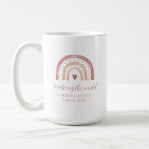 Mug Faire du monde un meilleur endroit pour Anniversai