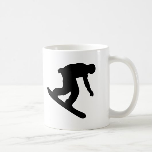 Mug Faire du surf des neiges (Droite)