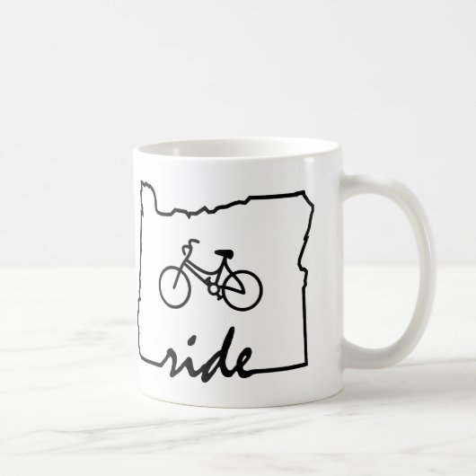 Mug Faire du vélo en Oregon (Droite)