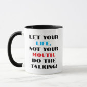 Mug "Faire la conversation" (Gauche)