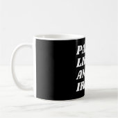 Mug Faire la fête comme un Irlandais (Gauche)
