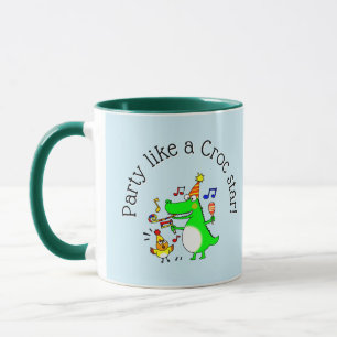 Mug Faire la fête comme une star du crocodile - Joli c